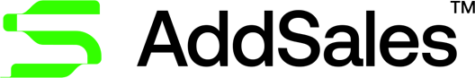 AddSales Logo Grün Schwarz